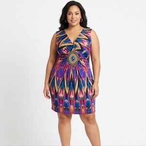 Beautiful Tribal Dress EUC